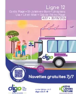 Bus Côte Landes Nature