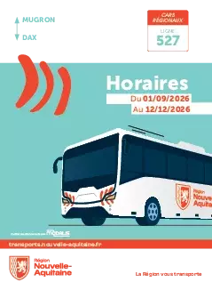 Nouvelle Aquitaine ligne 527