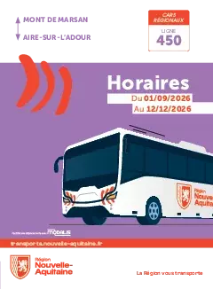 Nouvelle Aquitaine ligne 450